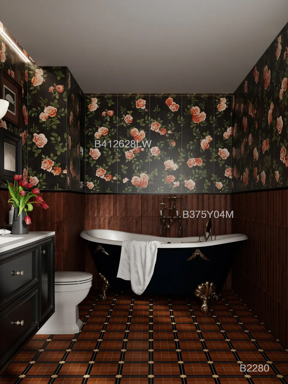 Terracotta Grid Decorative Tile for Wall & Floor