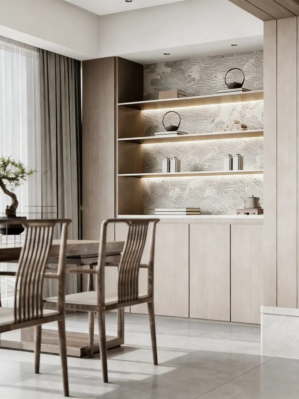 Cool Light Grey Concrete-Look Cement Wall & Floor Tile
