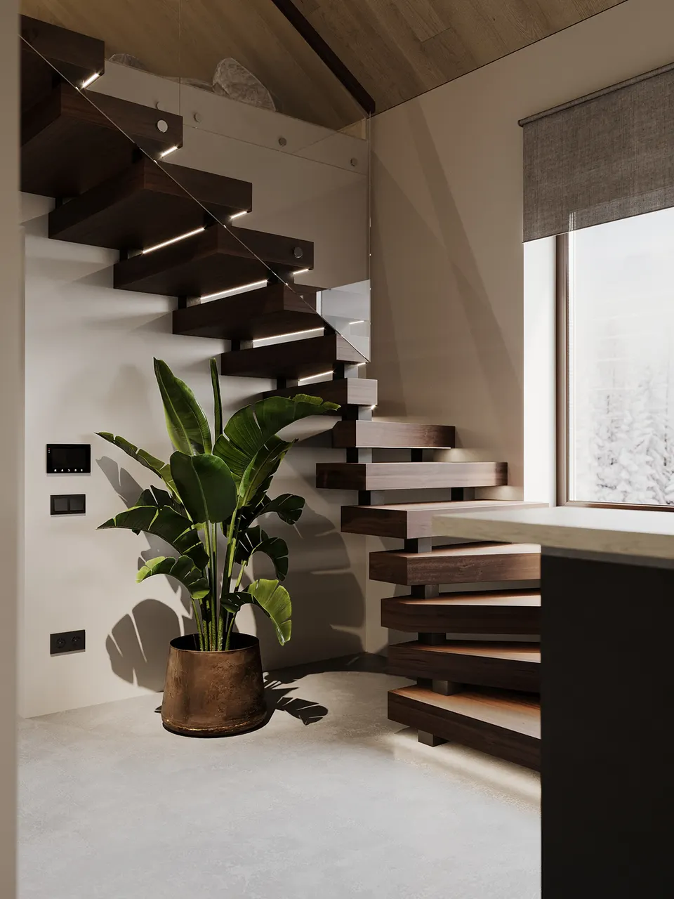 Light Ice Grey Limestone Cement-Look Porcelain Wall/Floor Tile