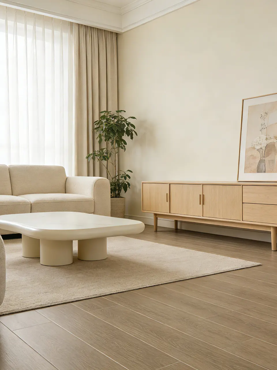 Smoky Brown Oak Wood-Look Porcelain Tile for Wall and Floor
