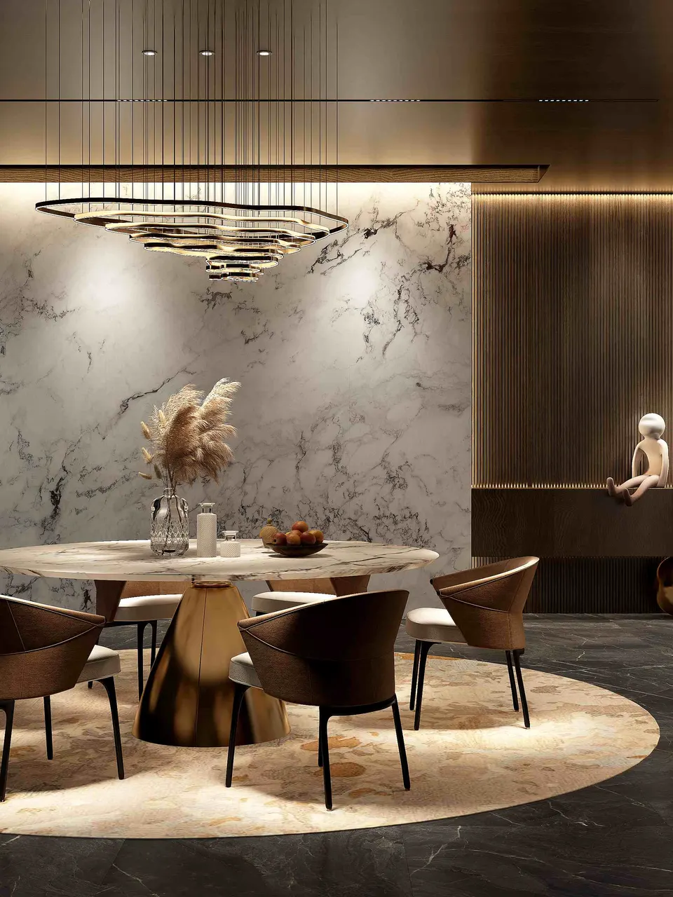 Ivory White Calacatta Marble-Look Sintered Stone