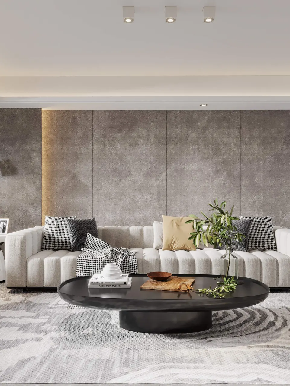 Silver Grey Fabric-Look Sintered Stone