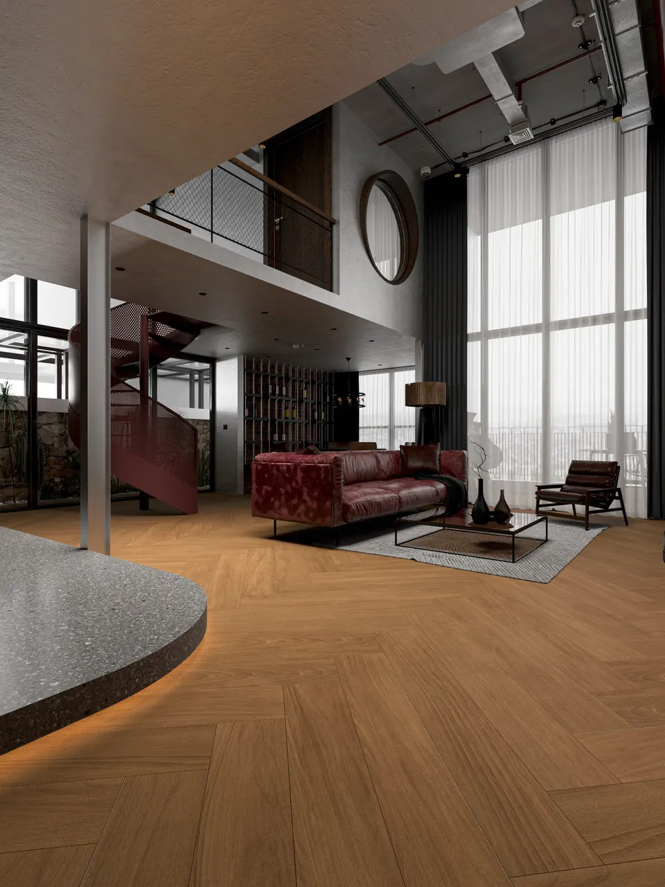 Walnut Brown Fine Walnut Wood Look Porcelain Tile for Wall and Floor