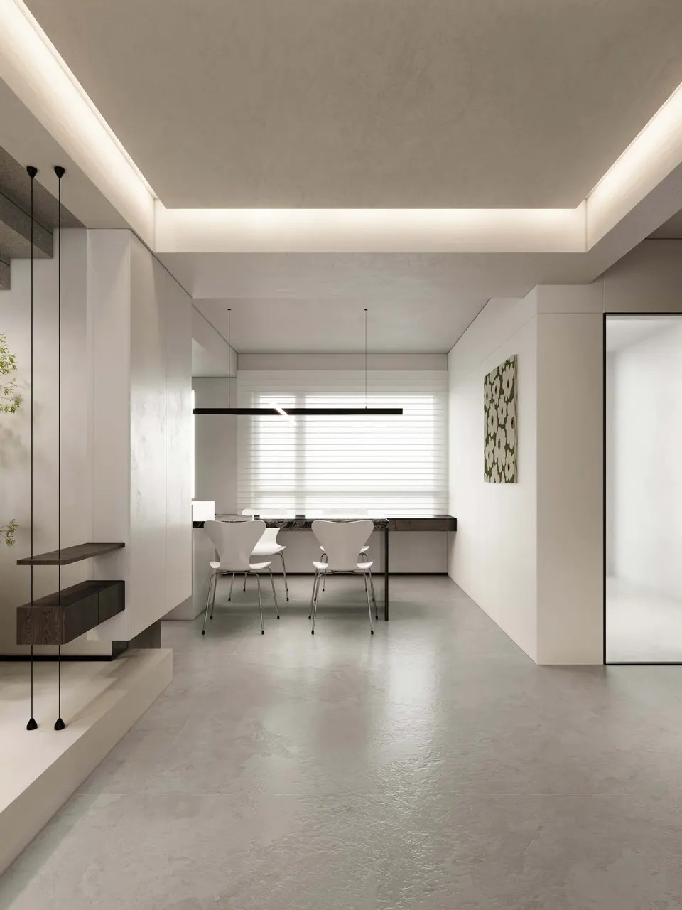 Soft Cloud White Sandstone-Look Porcelain Wall/Floor Tile