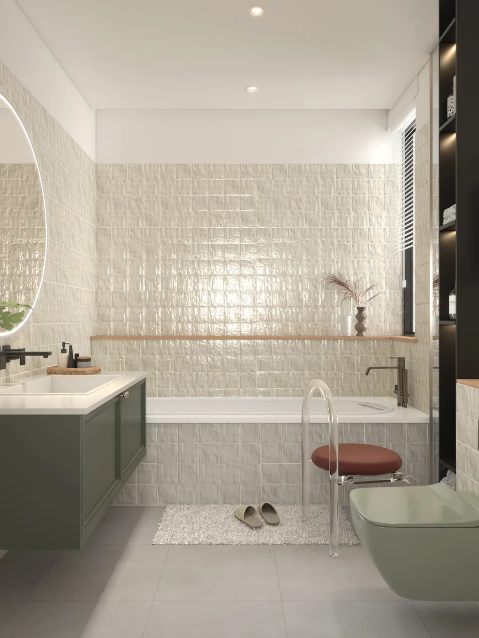 Ivory Marble Look Decorative Tile for Wall