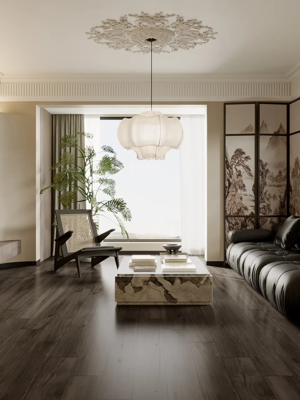 Chestnut Brown Aged Teak Wood Look Porcelain Wall and Floor Tile