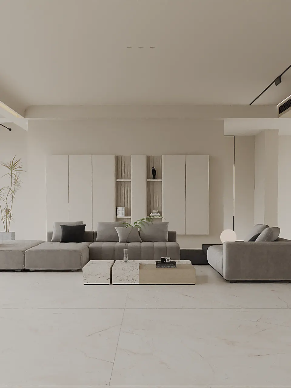 Warm White Crema Marfil Marble-Look Porcelain Wall/Floor Tile