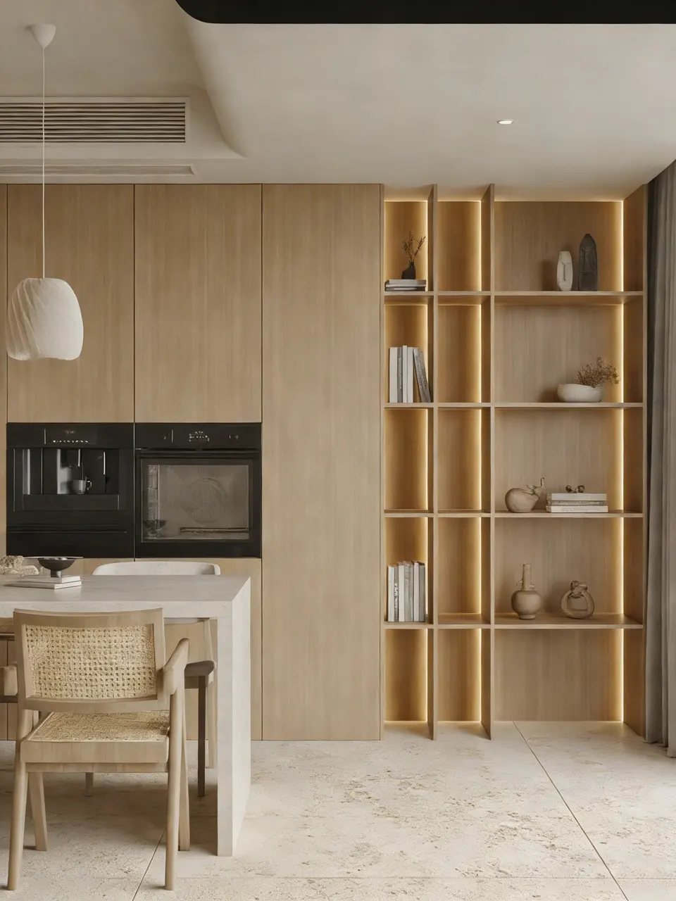 Fossil Beige Stone-Look for Wall and Floor