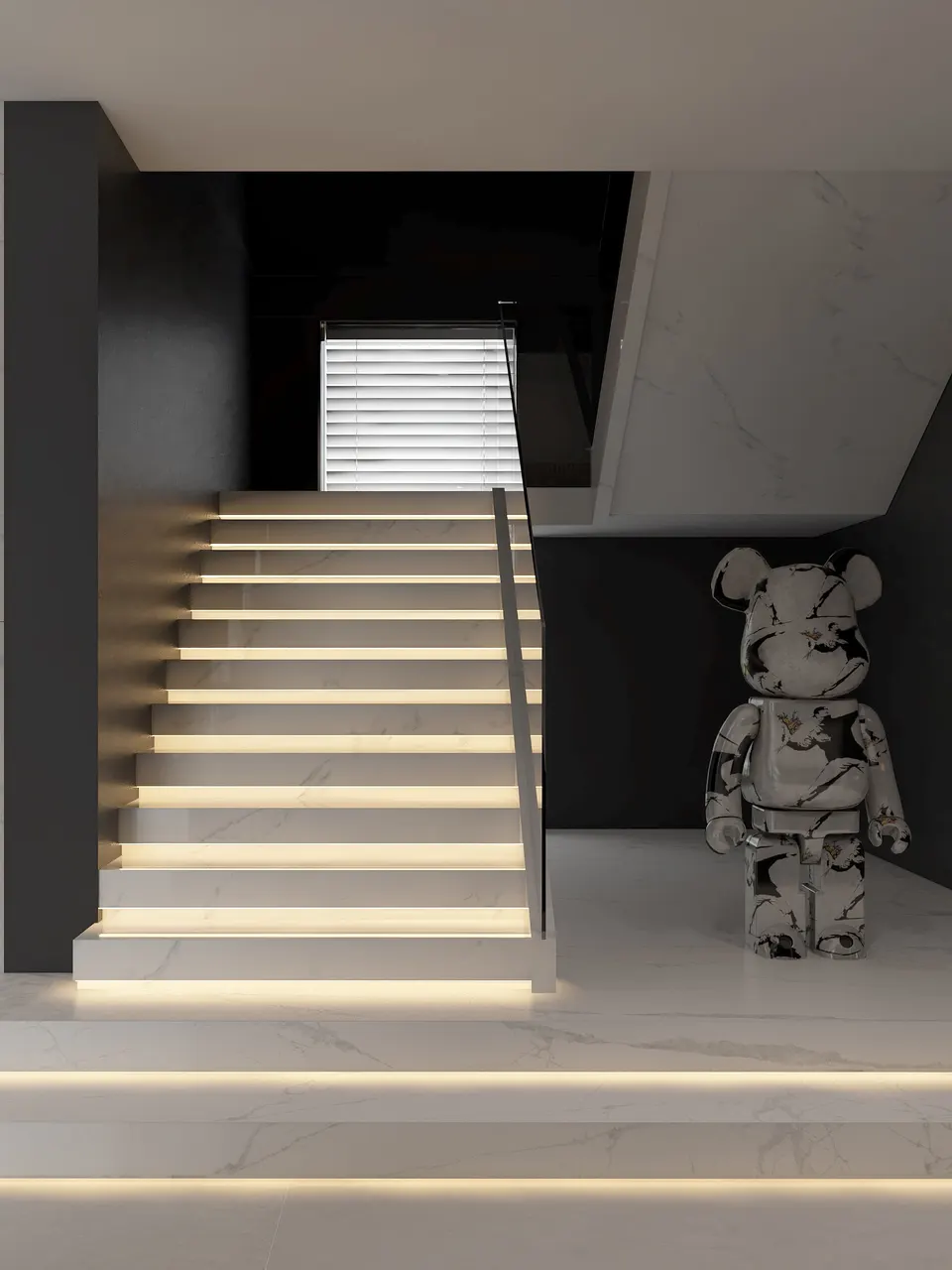 Ice White Statuario Marble-Look Sintered Stone