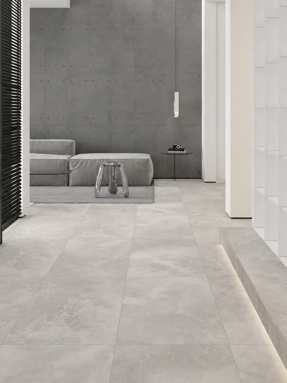 Pearl Grey Fine-Grain Sandstone-Look Wall & Floor Tile