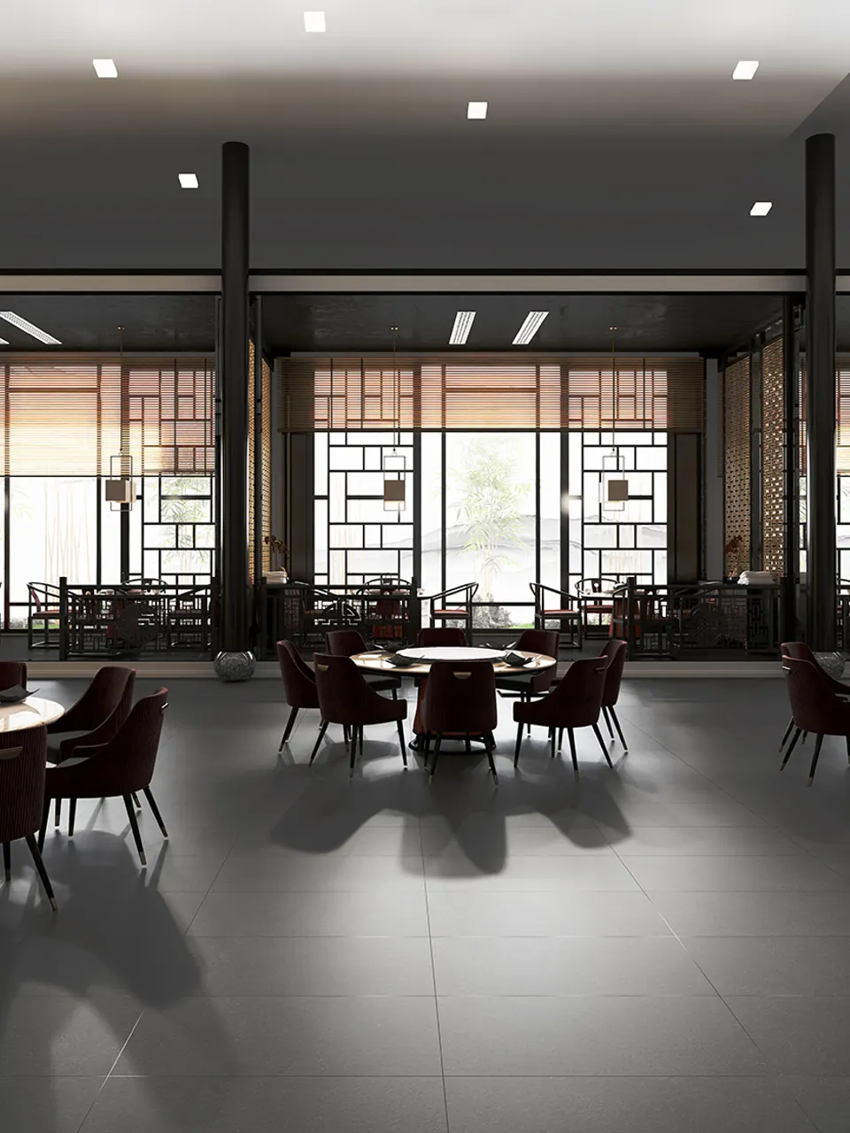 Smoky Charcoal Fine-Grain Sandstone-Look Wall & Floor Tile