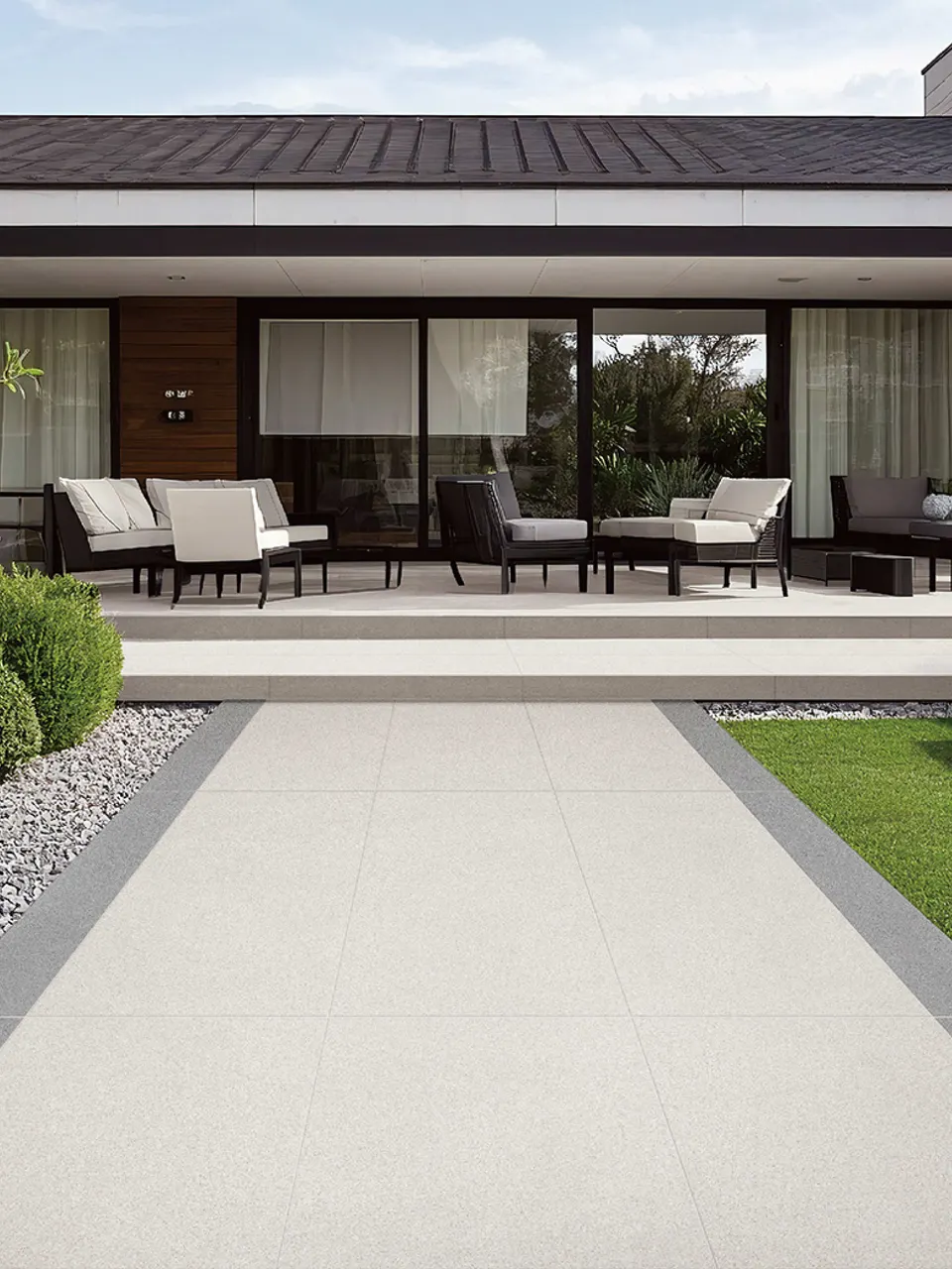 Light Grey Granite Stone-Look Paving Stone for Wall and Floor