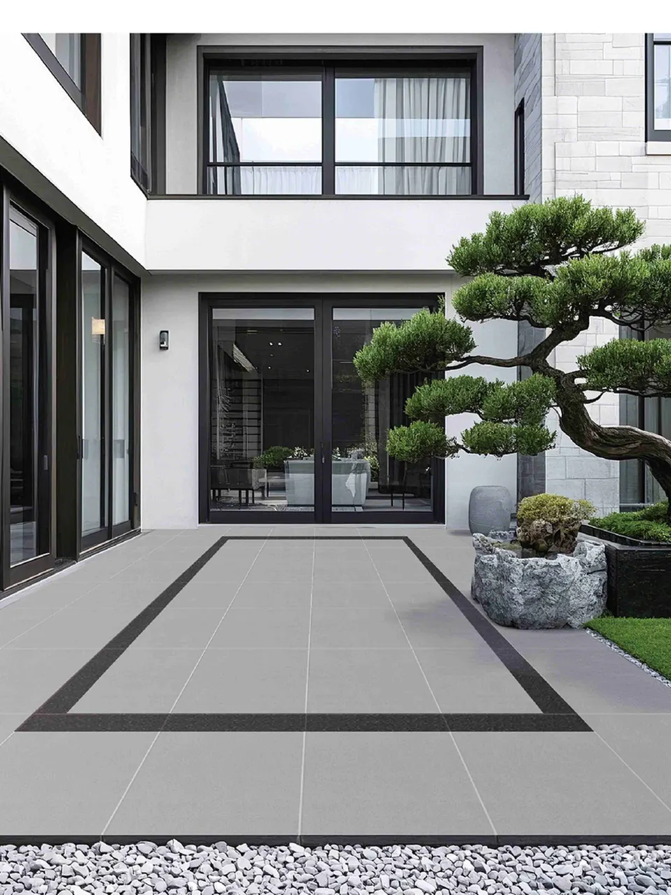 Light Grey Granite-Look Paving Stone for Outdoor Wall and Floor