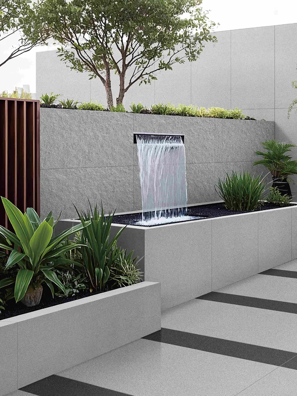 Steel Grey Sandstone-Look Paving Stone for Outdoor Wall and Floor