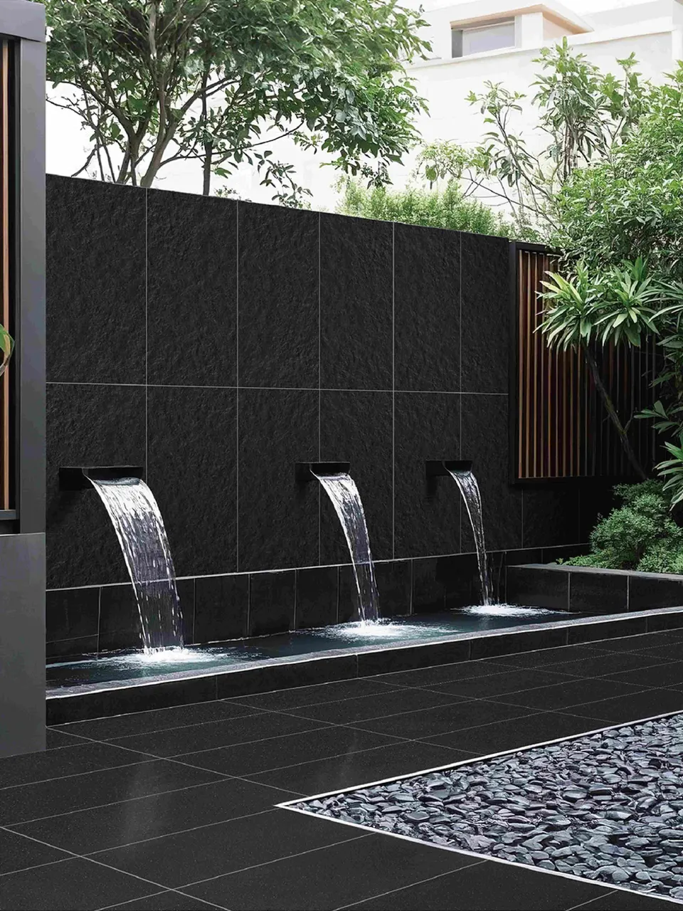 Charcoal Black Slate Sandstone-Look Paving Stone for Outdoor Wall and Floor