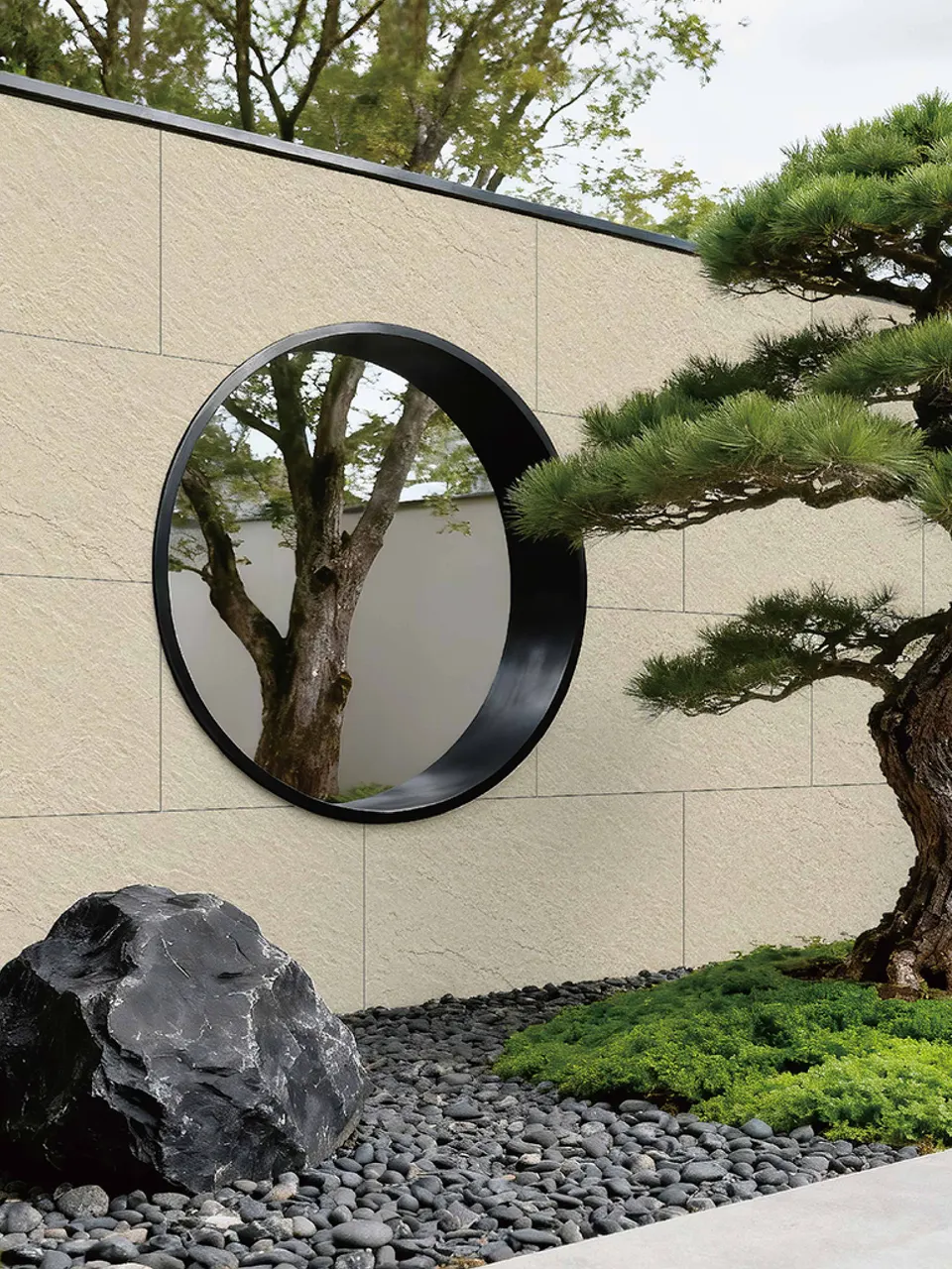 Light Greige Slate-Look Porcelain Tile for Outdoor Wall and Floor