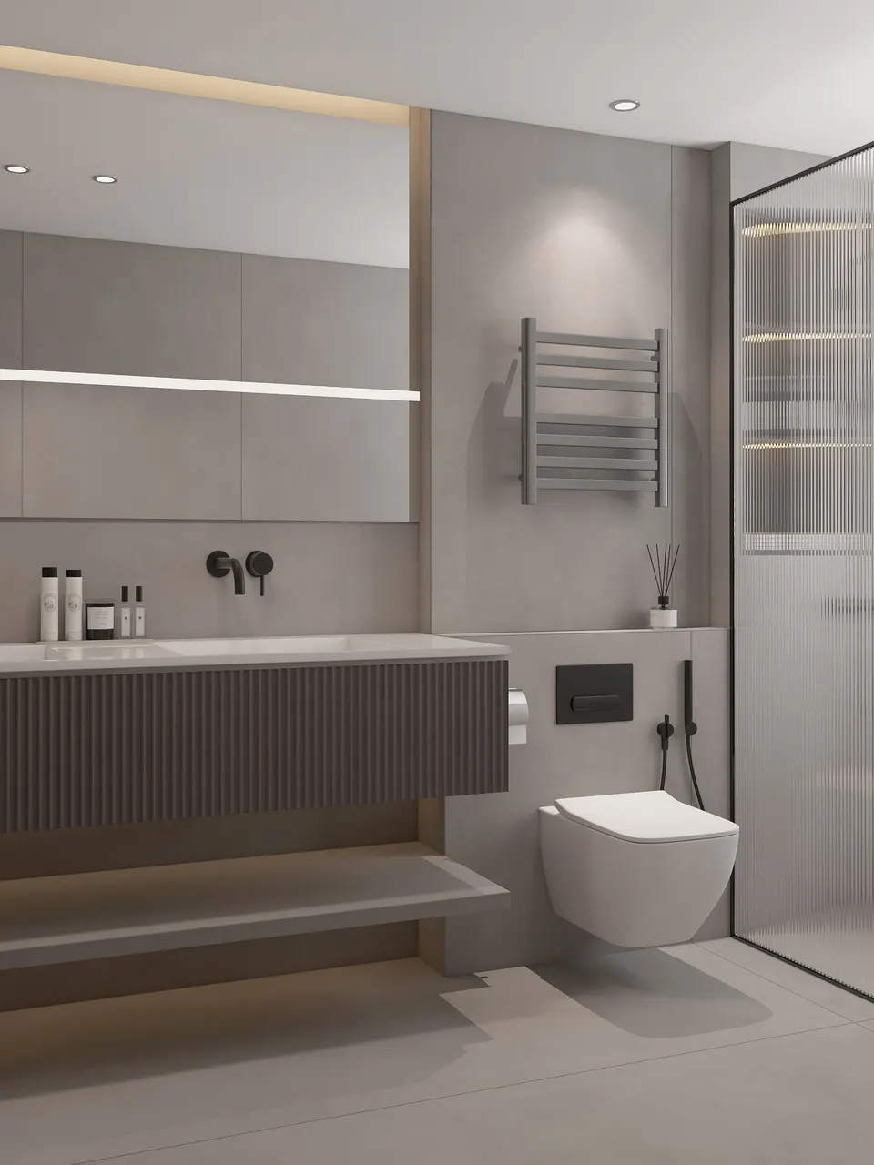 Mist Grey Cement-Look Sintered Stone