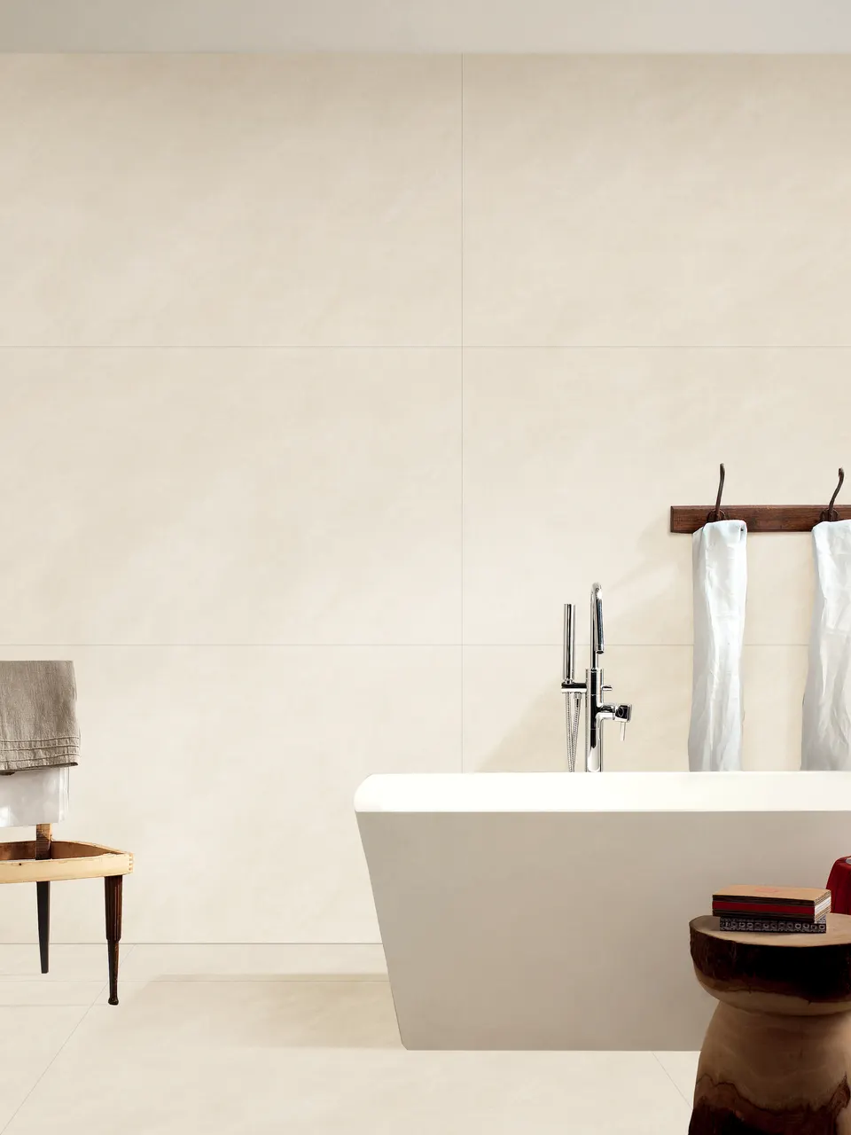 Light Greige Fine Cement-Look Wall & Floor Tile