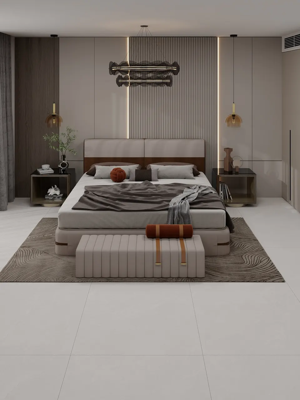 Soft White Cloud Marble-Look Wall & Floor Tile