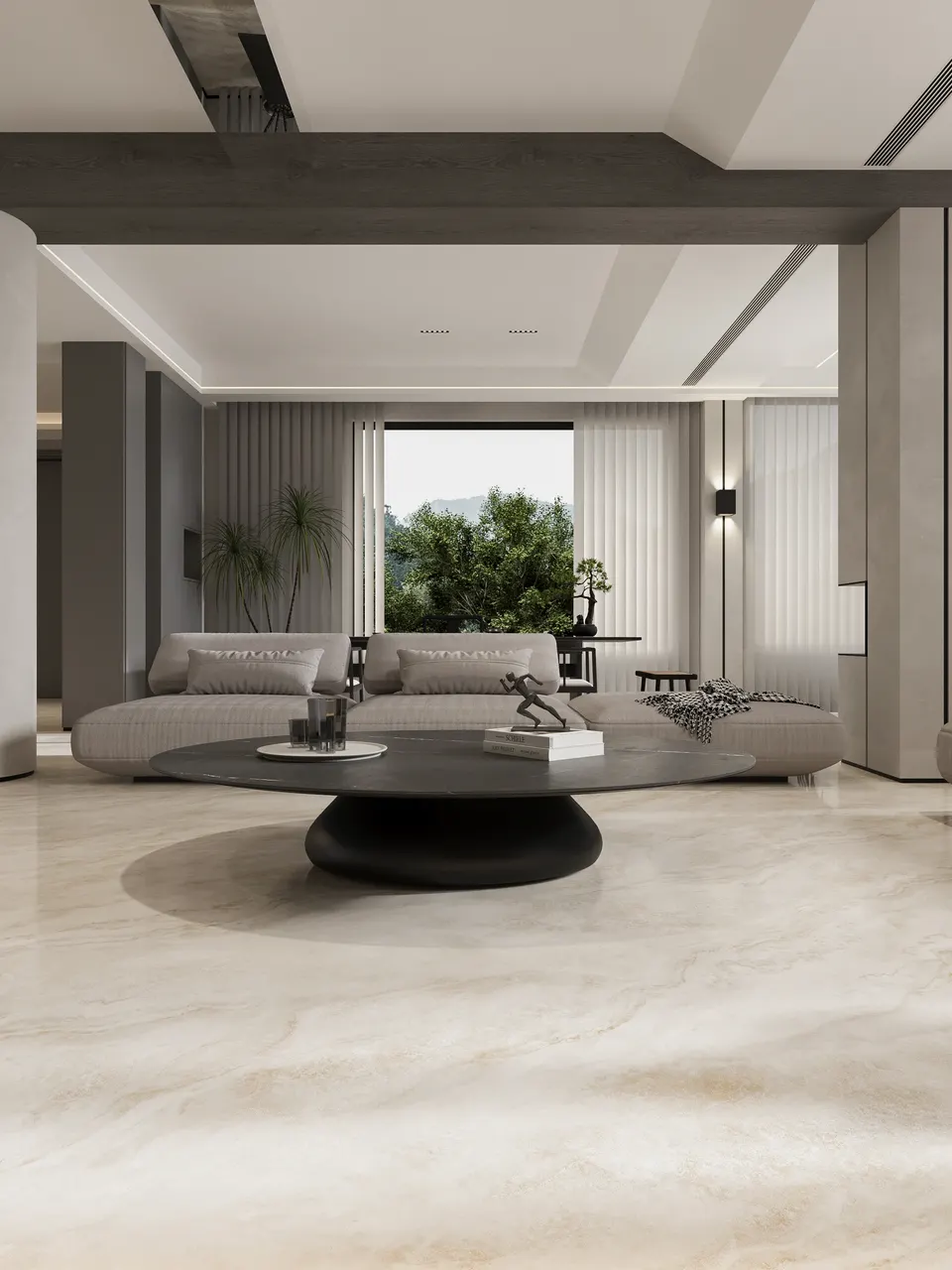 Ivory Onyx Marble-Look Wall & Floor Tile