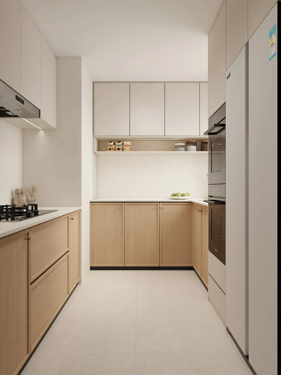 Soft Greige Beige Solid Color Matte Porcelain Tile for Wall and Floor