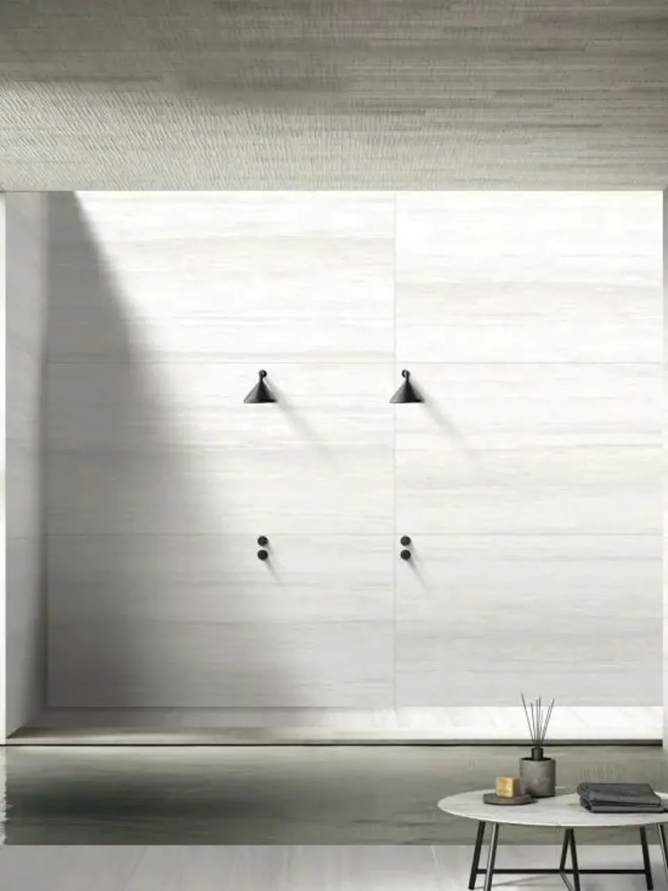 Ivory Beige Sandstone-Look Porcelain Wall/Floor Tile