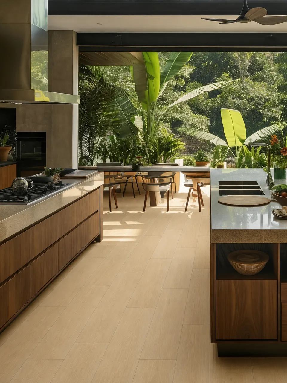 Light Blonde Ash Wood Look Porcelain Tile for Wall and Floor