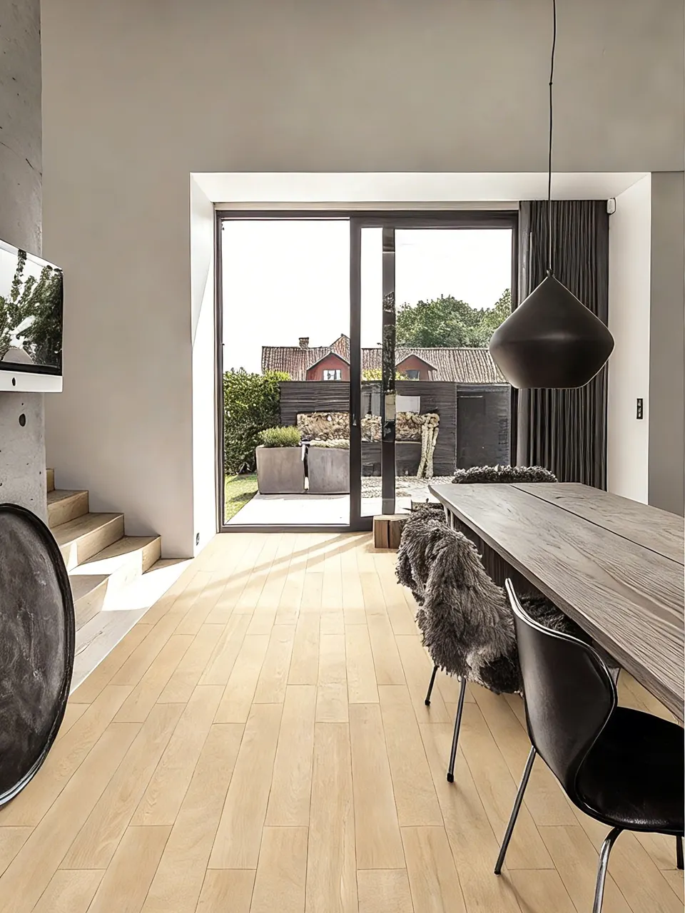 Light Beige Ash Wood-Look Porcelain Tile for Wall and Floor
