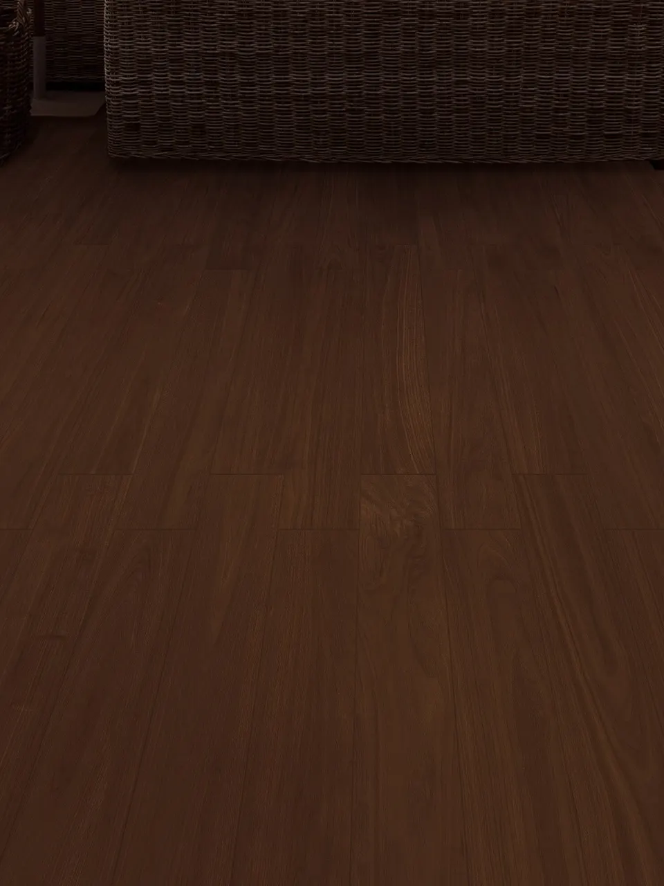 Amber Brown Oak Wood-Look Porcelain Tile for Wall and Floor
